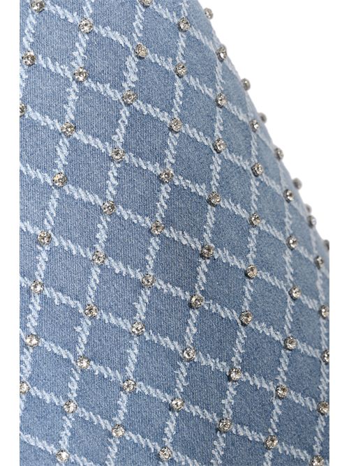 Abito Amorino in denim con strass PINKO | 106245 A32NPJE